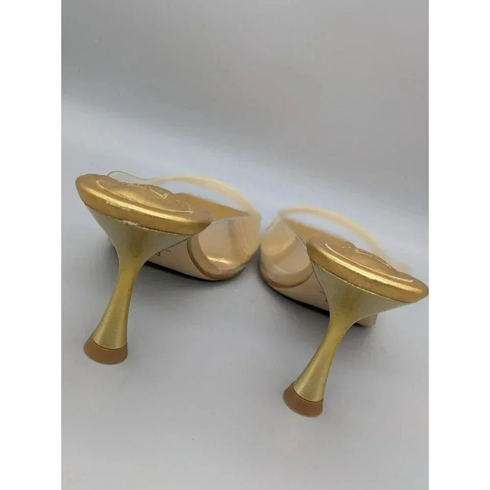 Marc Fisher LTD Marcelo 2 Women's Sandals Gold Size 6 (MSRP $130) - Picture 4 of 7